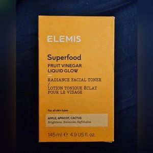 New ELEMIS Superfood Fruit Vinegar Liquid Glow Radiance Facial Toner